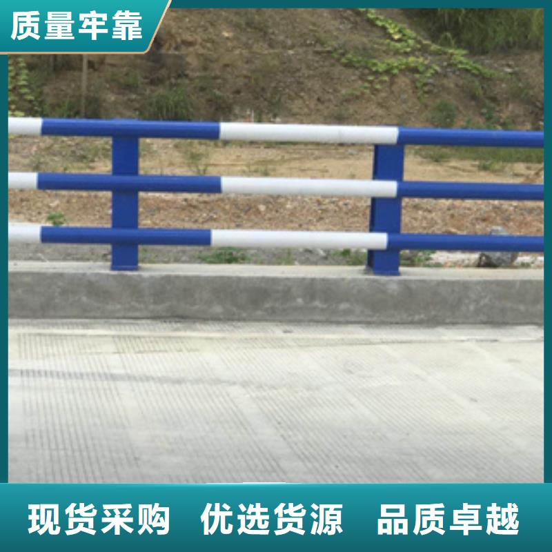 椭圆管喷塑护栏立柱来厂考察