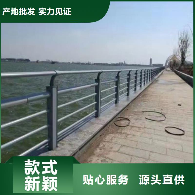 201不锈钢桥梁护栏来厂实地考察