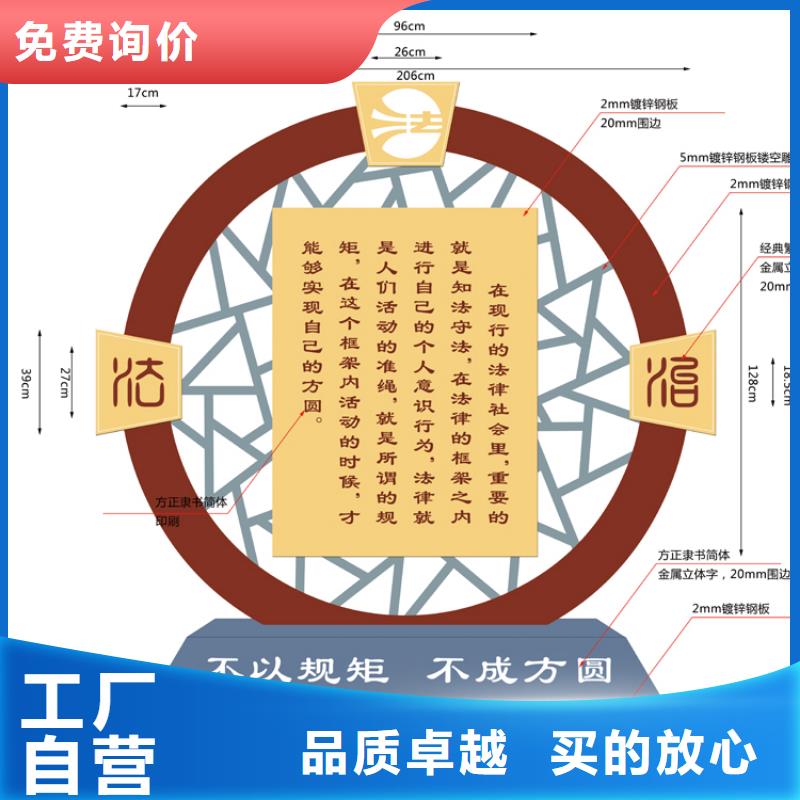 不锈钢宣传栏价值观标牌出厂价格