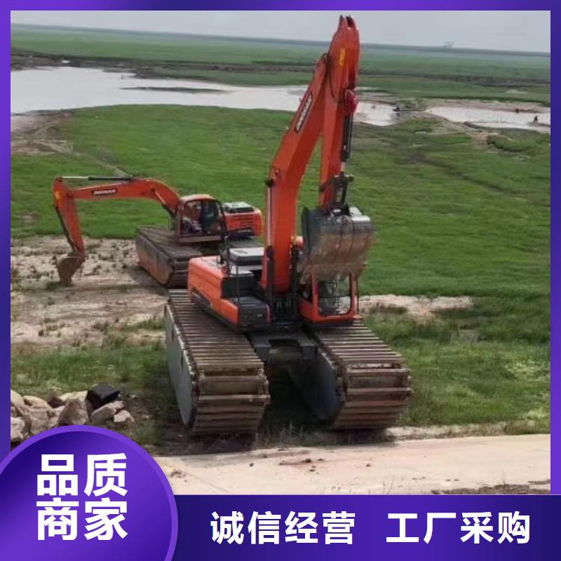 鱼塘开发挖掘机租赁诚信企业