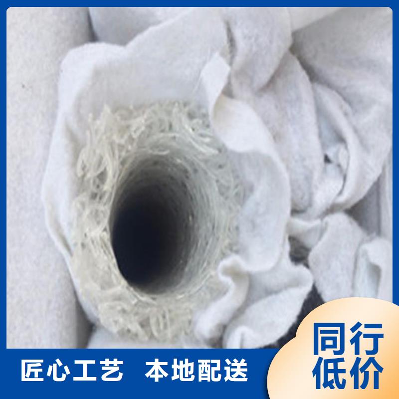 塑料盲沟-扁形圆形渗水排水盲管