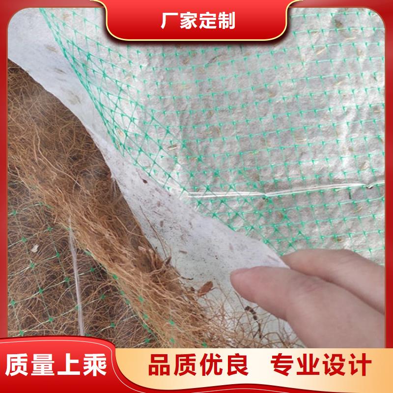 植物生态防护毯-加筋抗冲生物毯-椰丝固土毯