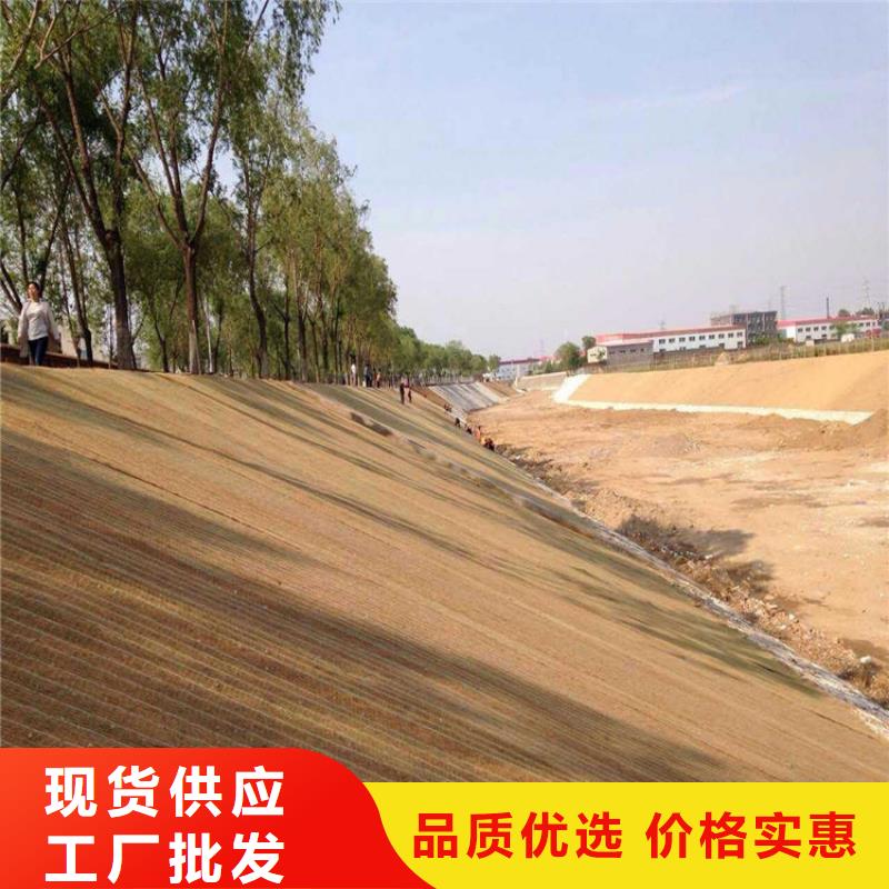 植物生态防护毯-加筋抗冲生物毯-椰丝固土毯