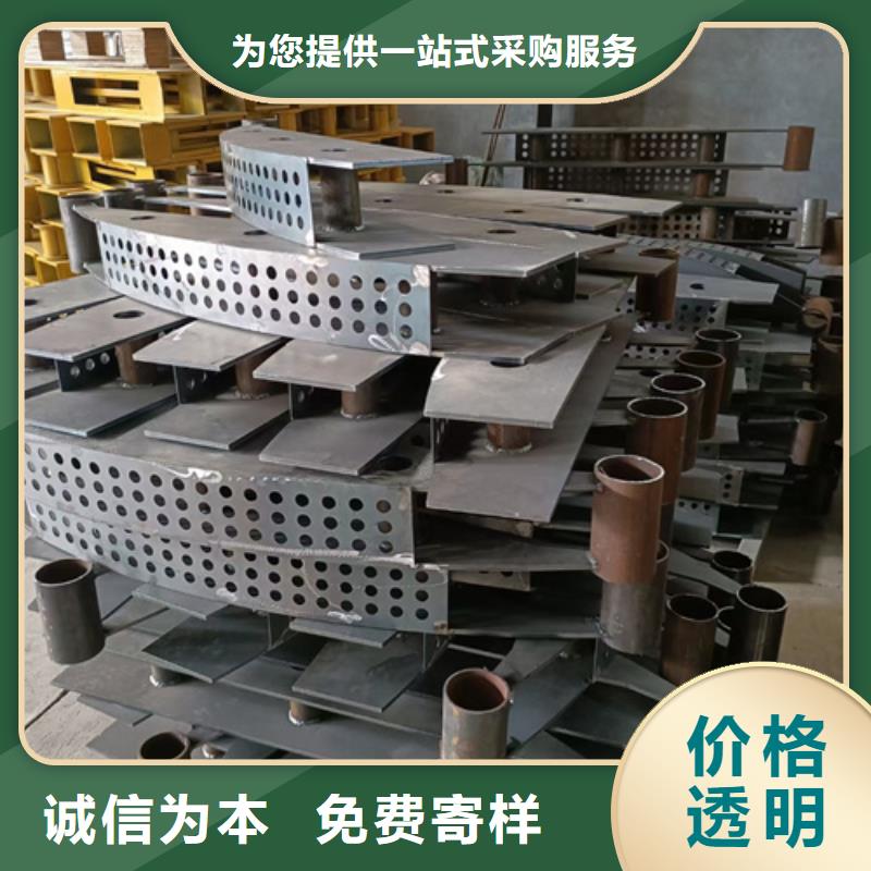 景观防撞护栏立柱工艺精湛