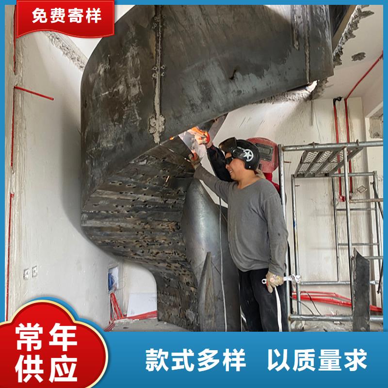 吕梁市离石304材质不锈钢旋转楼梯出库质检