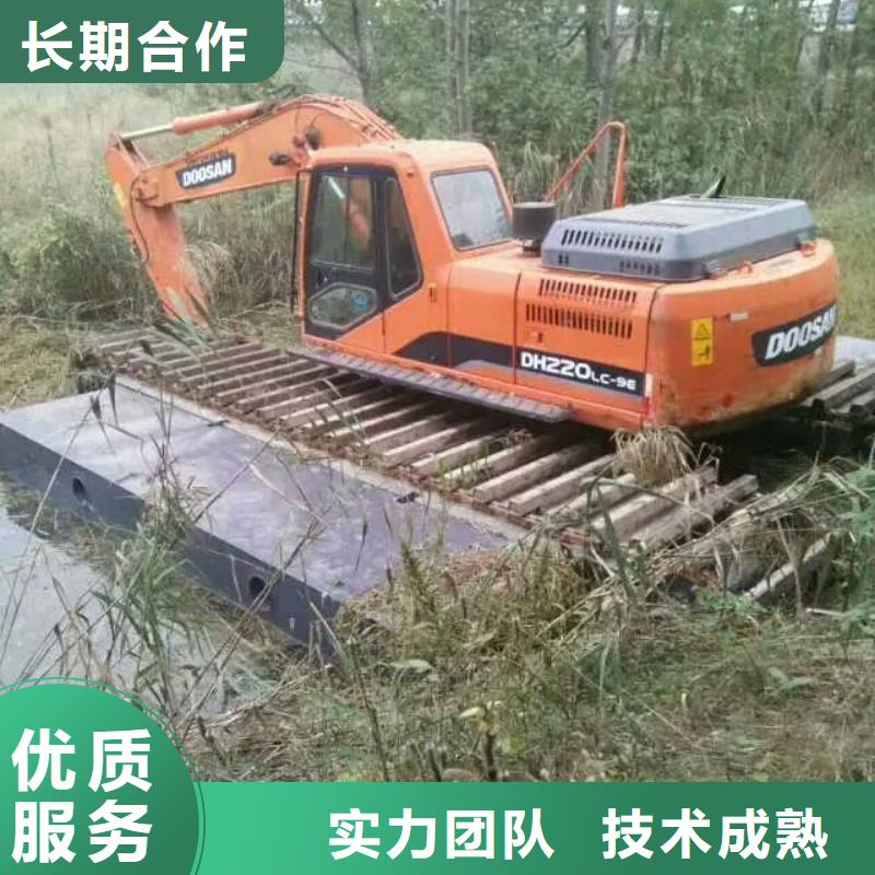 浮船挖机租赁价格行情