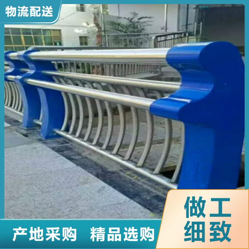 【不锈钢复合管栏杆旋转护栏工程施工案例】