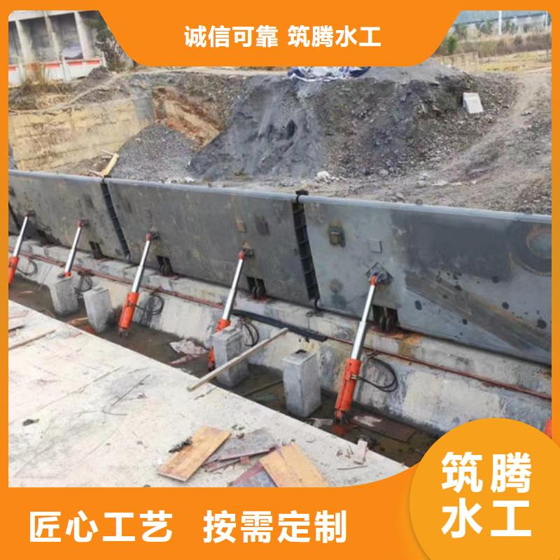 翻板闸门底横轴旋转液压钢坝真实拍摄品质可靠